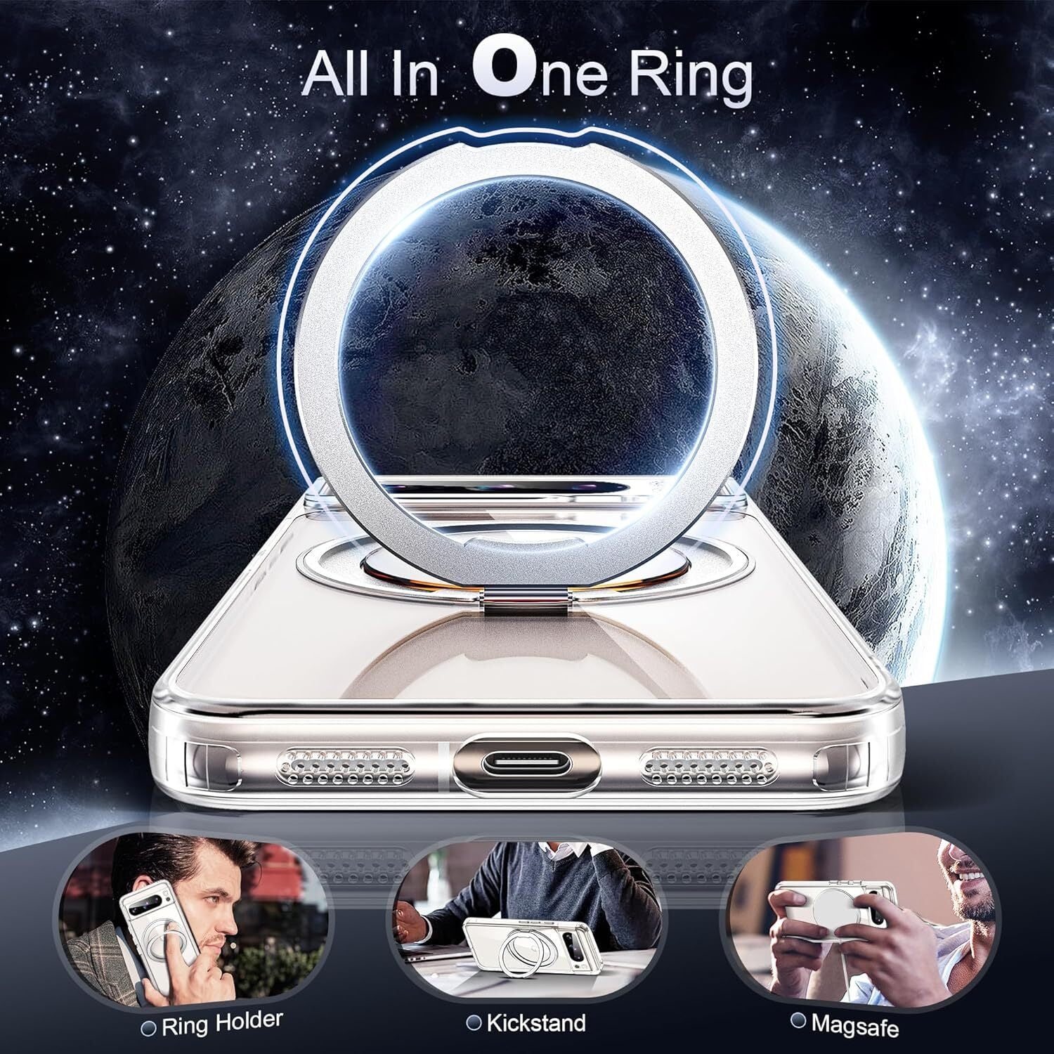 For Google Pixel 10 Pro XL Case Shockproof Magsafe Kickstand Holder Cover