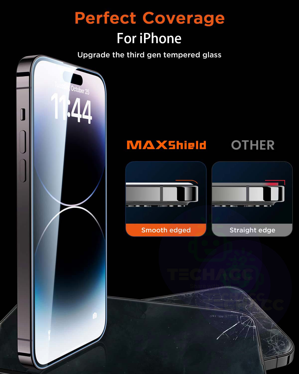 2xFor iPhone 17 Pro Max Air Easy Install PRIVACY Tempered Screen Protector