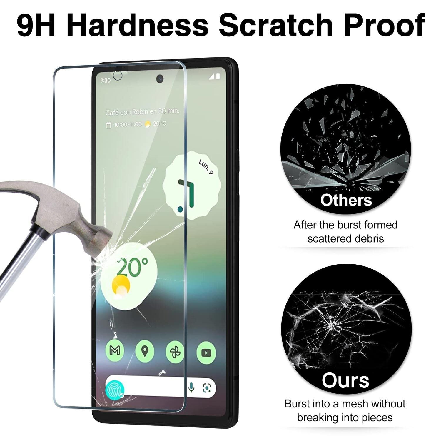 [2+2] For Google Pixel 9 Pro Glass Screen+Camera Lens Protector