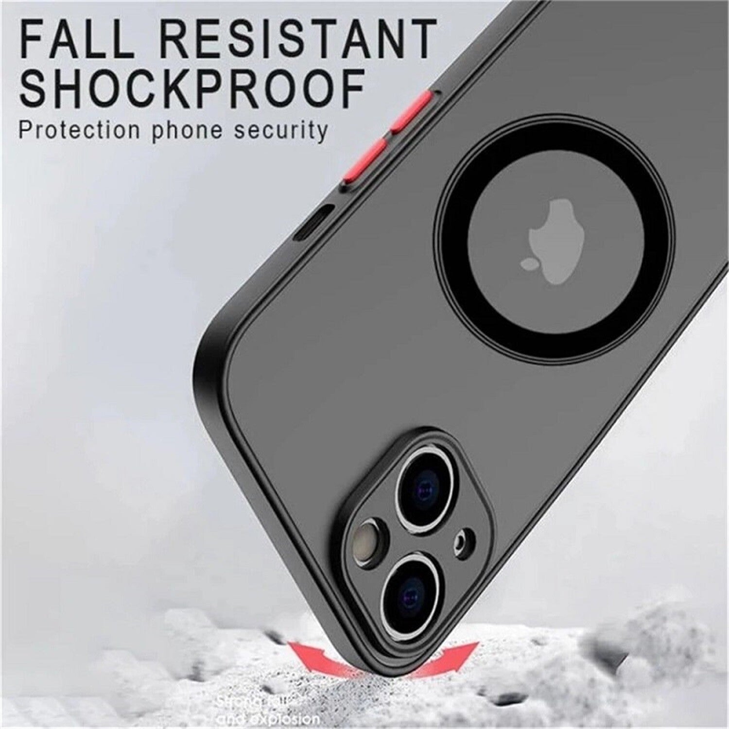 Shockproof Armor Magnetic Matte Case Cover For iPhone 17 Pro Max Air