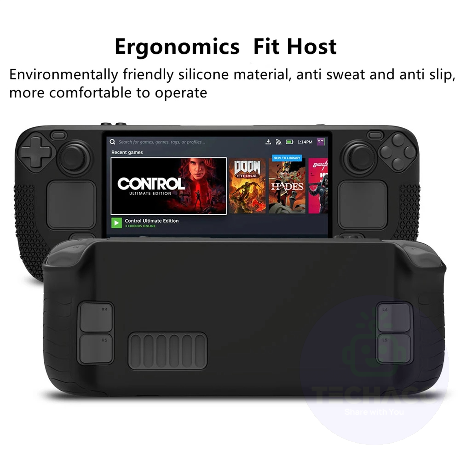 For Valve Steam Deck OLED Soft Case Handheld Game Console Protective Cover