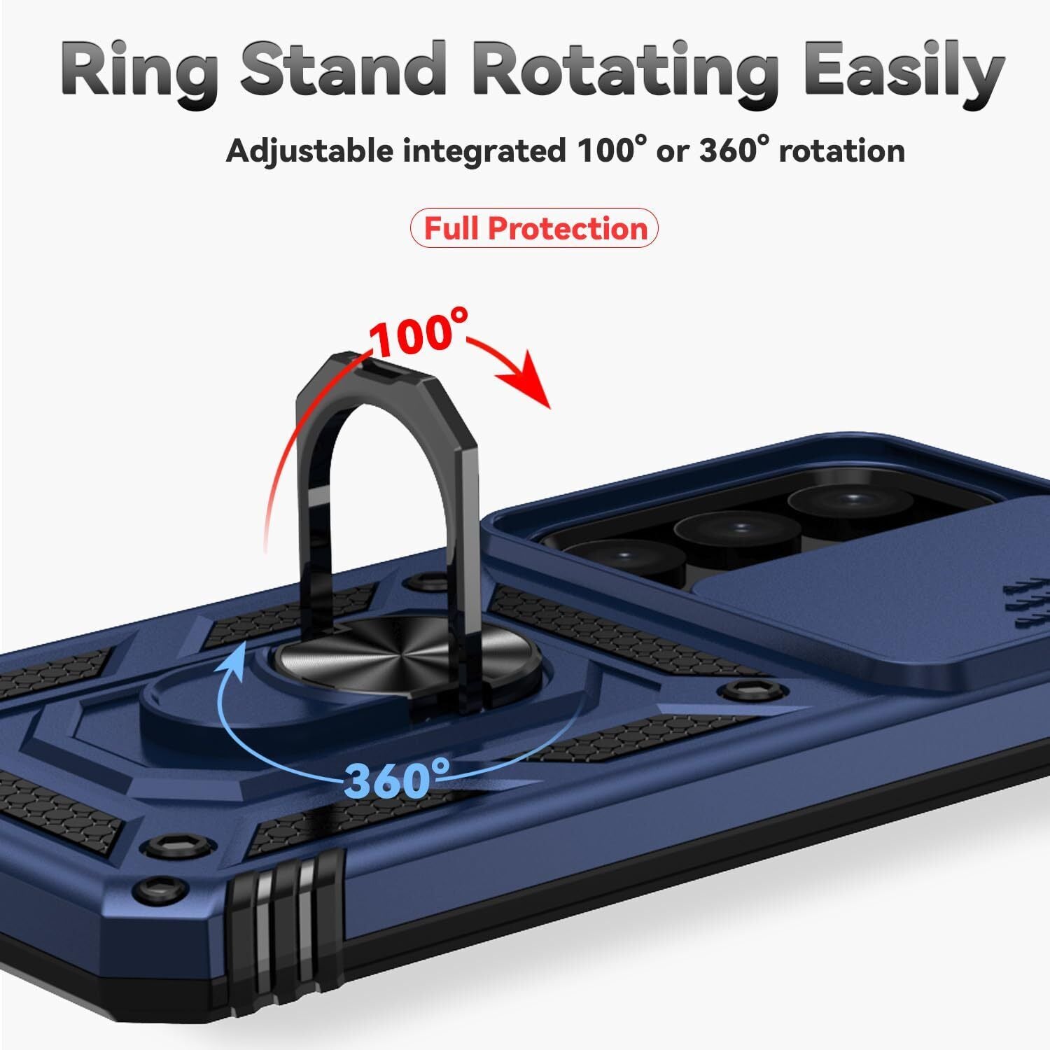 For Samsung Galaxy A15 A55 A34 A54 A05S 5G Case Magnetic Ring Holder Cover