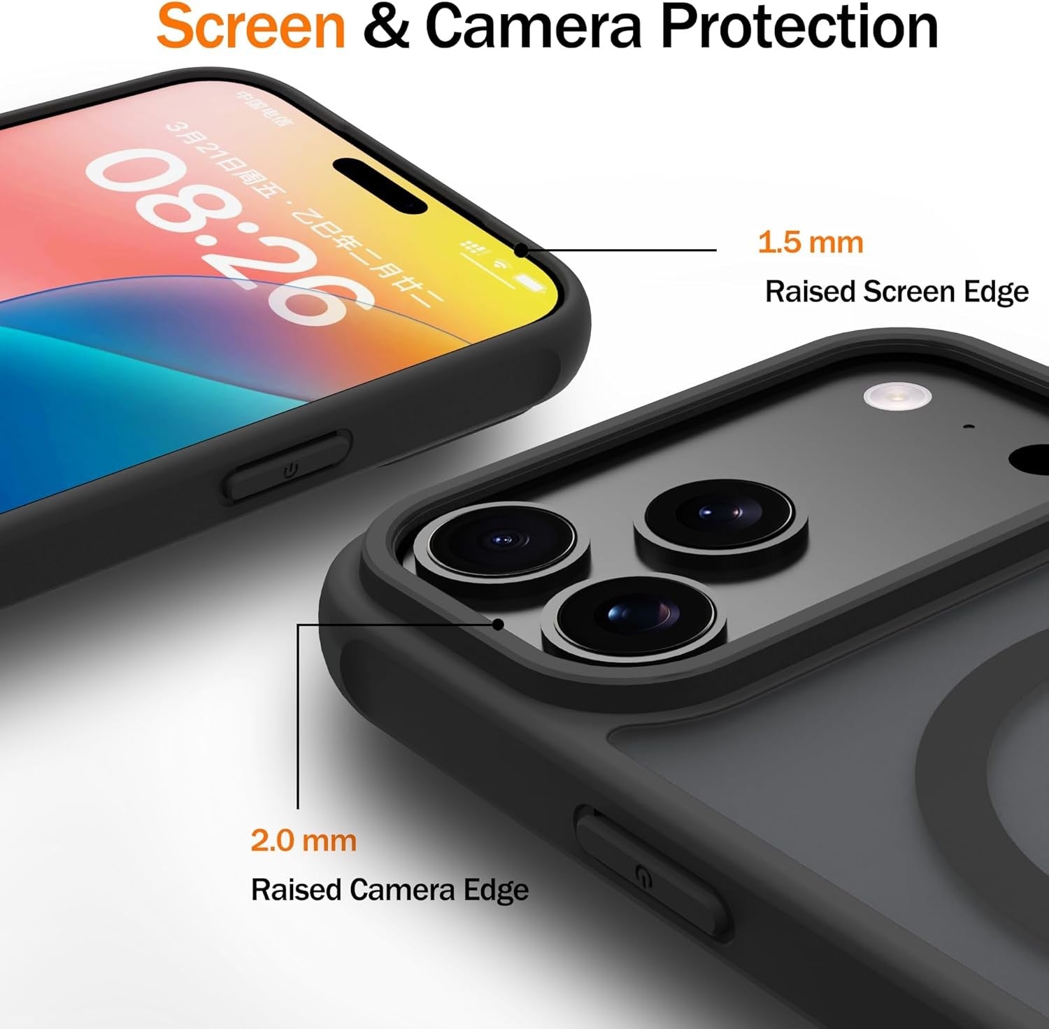 For iPhone 17 Pro Max Air Case Magsafe Clear Shockproof Bumper Camera Cover