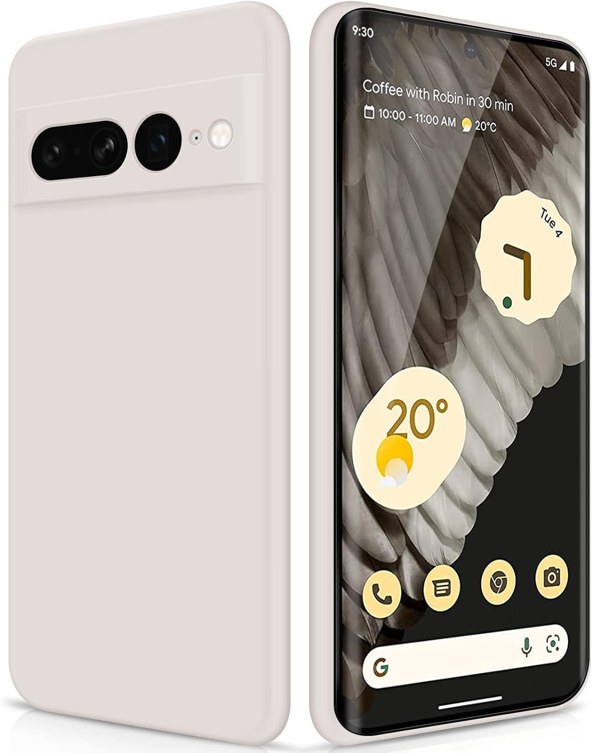 For Google Pixel 8 Pro Case Silicone Slim Soft Shcokproof Case Cover