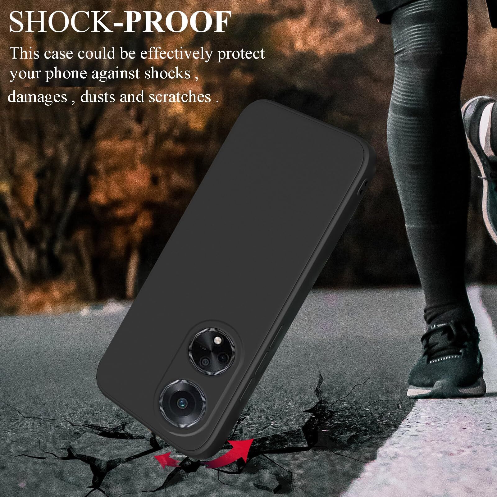For OPPO Reno 11F 5G Case Rugged Shockproof Silicone Cover