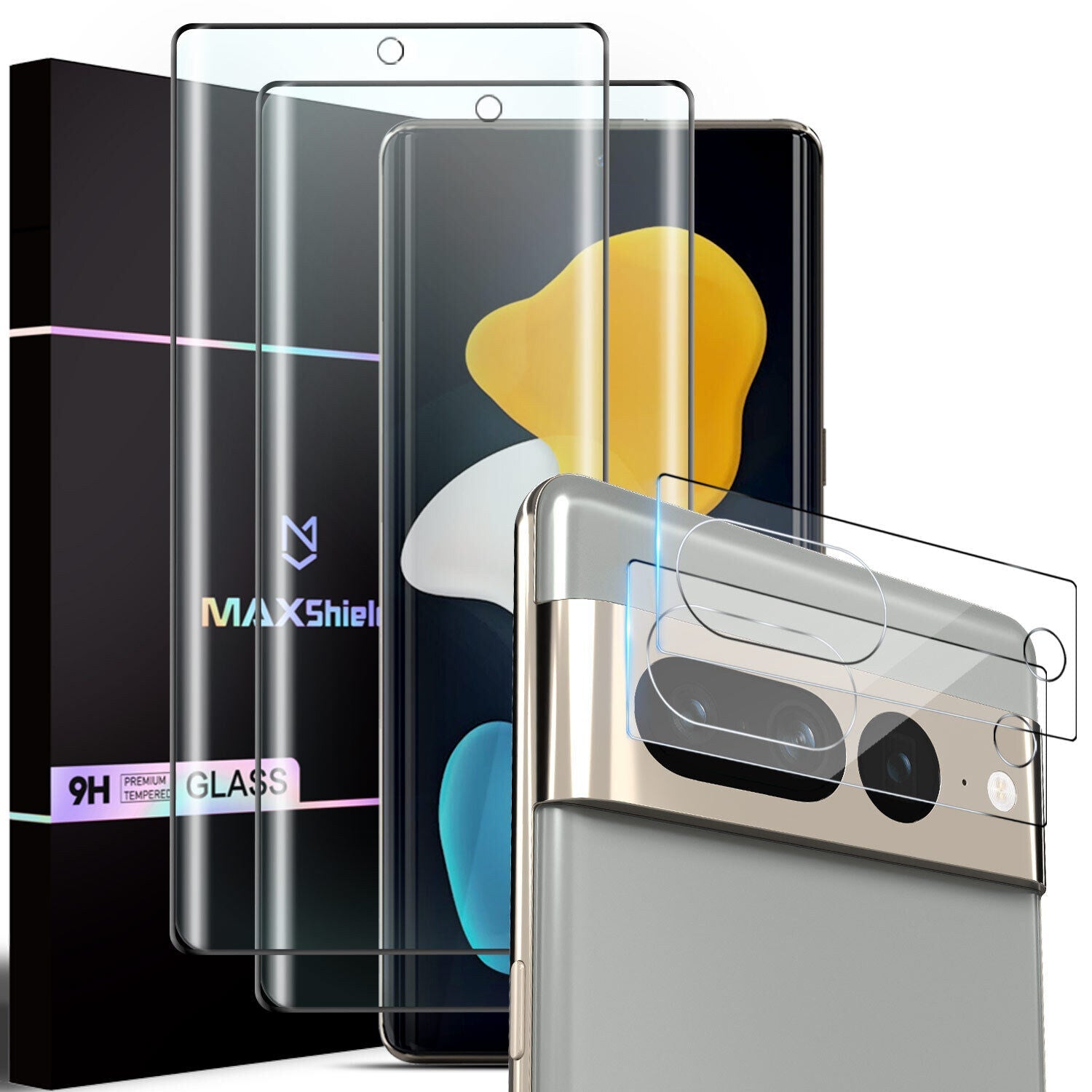 [2+2] For Google Pixel 9 Pro Glass Screen+Camera Lens Protector