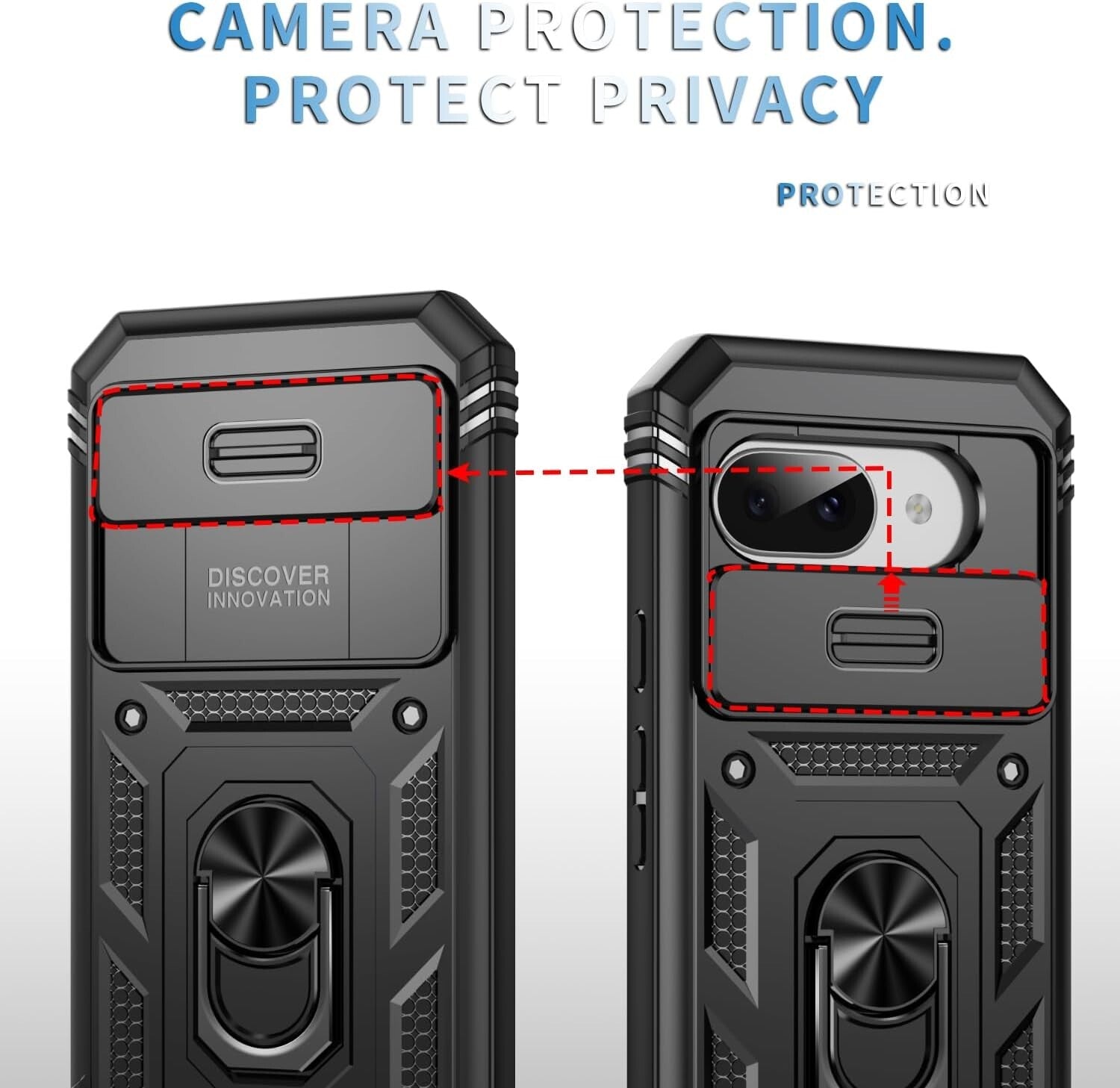 For Google Pixel 10 /10 Pro/10 Pro XL Case Rugged Shockproof Heavy Duty Ring Cover