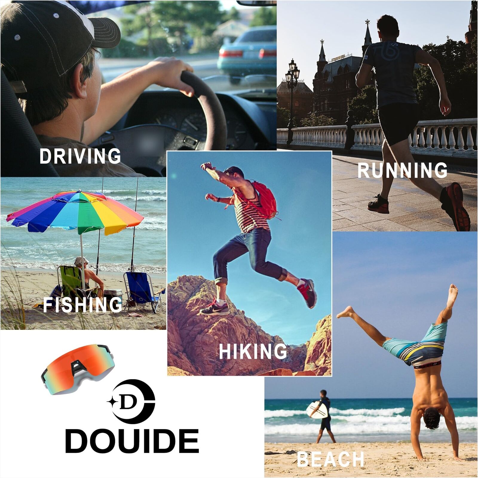 Women Men Polarized Sunglasses UV400 Fishing Sports Driving Cycling Eyewear