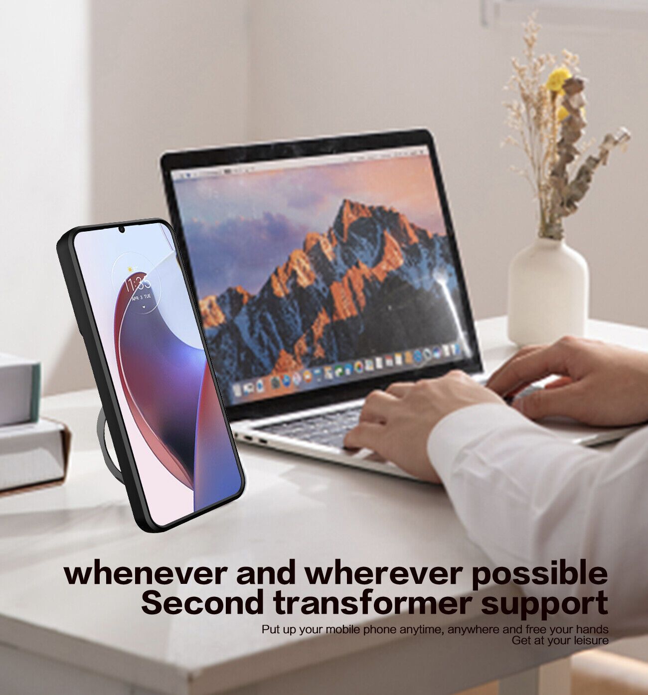 For OPPO Reno 11F 5G Case Shockproof Magnetic Kickstand Cover