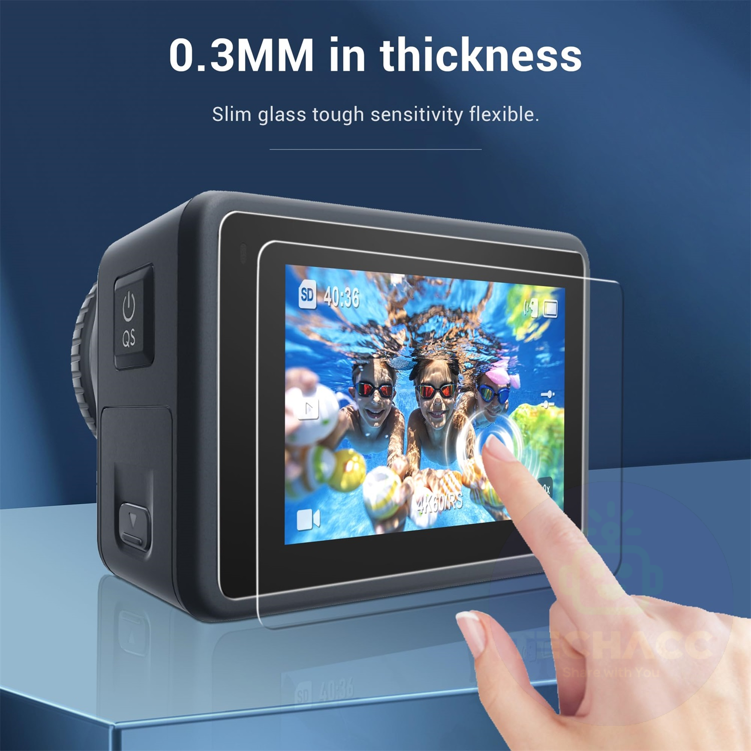 For Dji Osmo Action 4 3 Case Cover Camera Lens Cap Screen Shockproof Protection