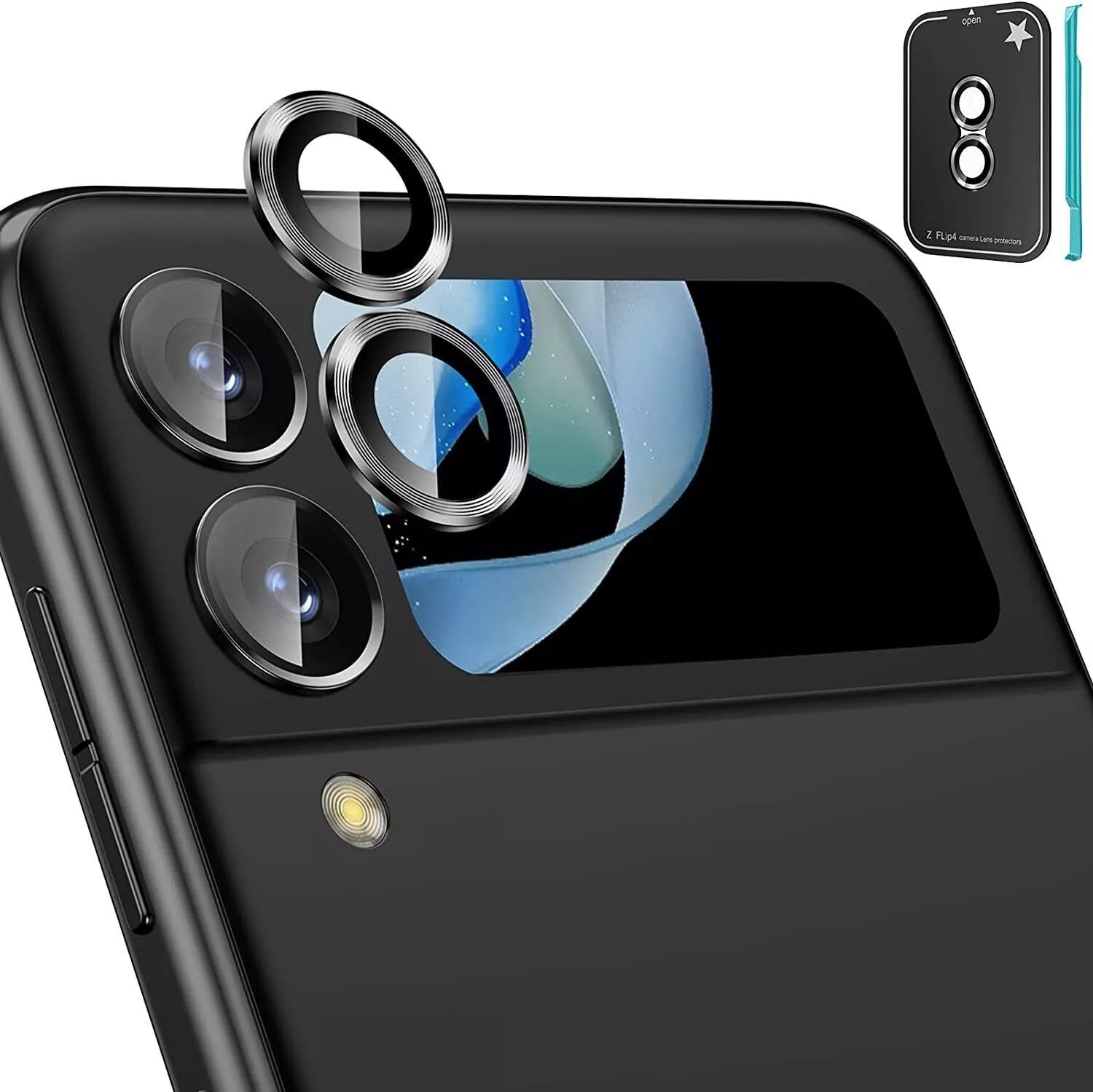For Samsung Galaxy Z Fold/Flip 6 Camera Lens Tempered Glass Full Protector