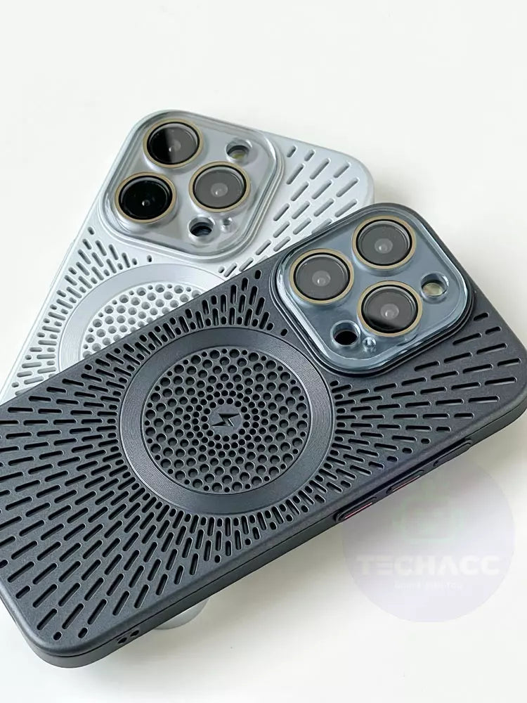 For iPhone 15 14 Pro Max Case Shockproof Magnetic Luxury Heat Dissipation Cover