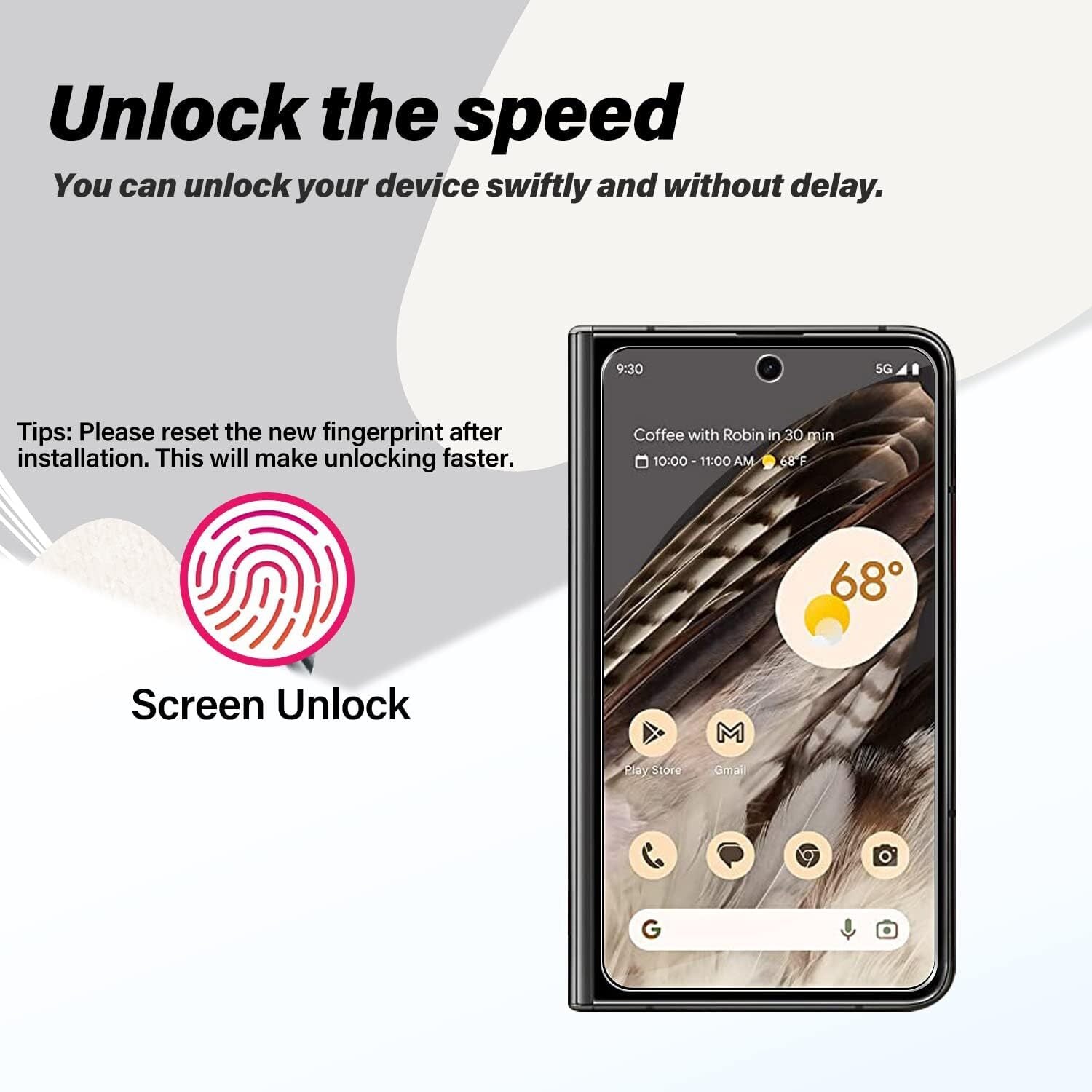 For Google Pixel 10 Pro Fold Hydrogel Tempered Glass Screen Camera Protector