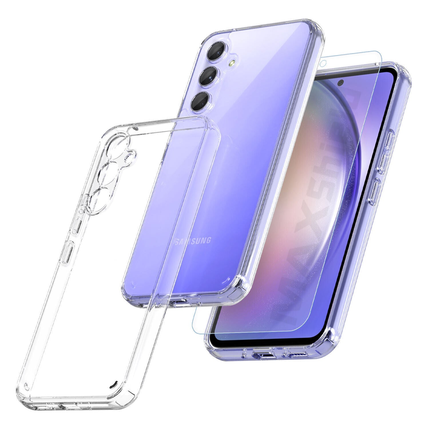 For Samsung Galaxy A05S 4G Case Shockproof Clear Slim Cover
