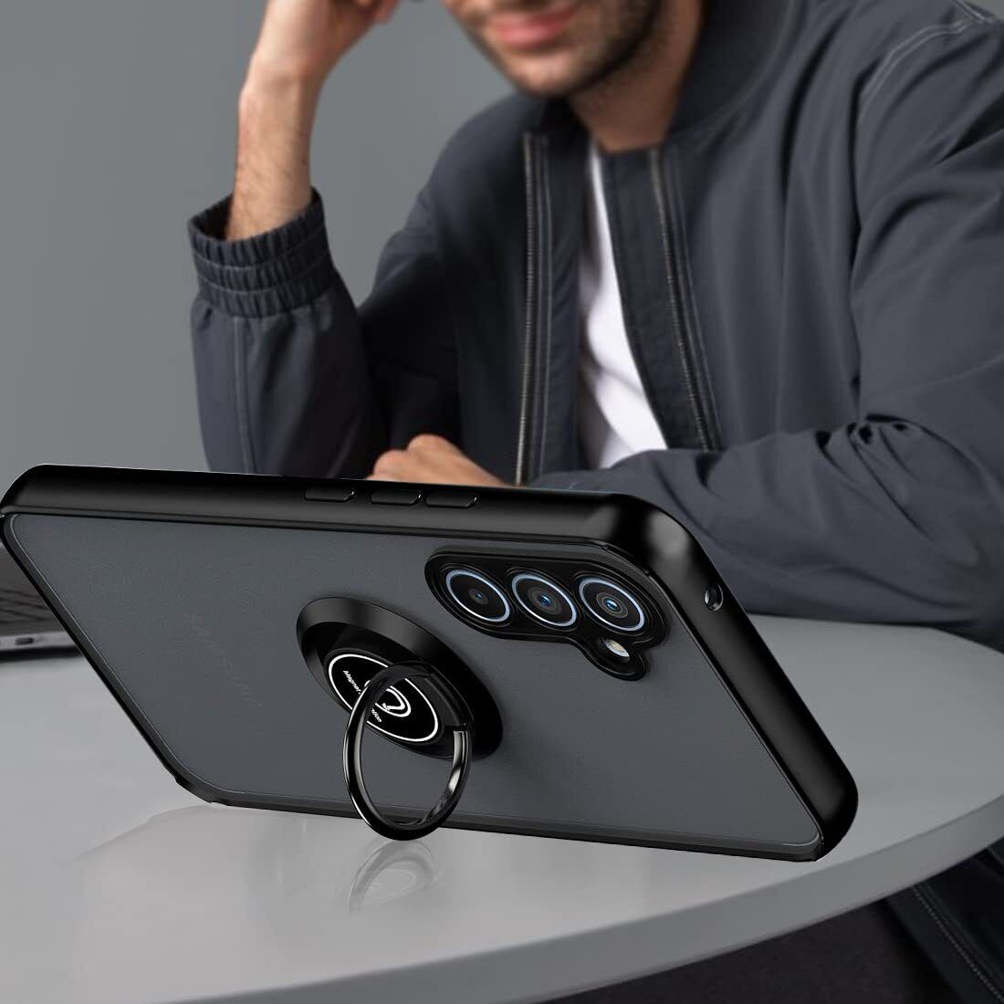 For Samsung A35 A05S A34 A54 A15 A55 5G Case Silicone Ring Shockproof Cover