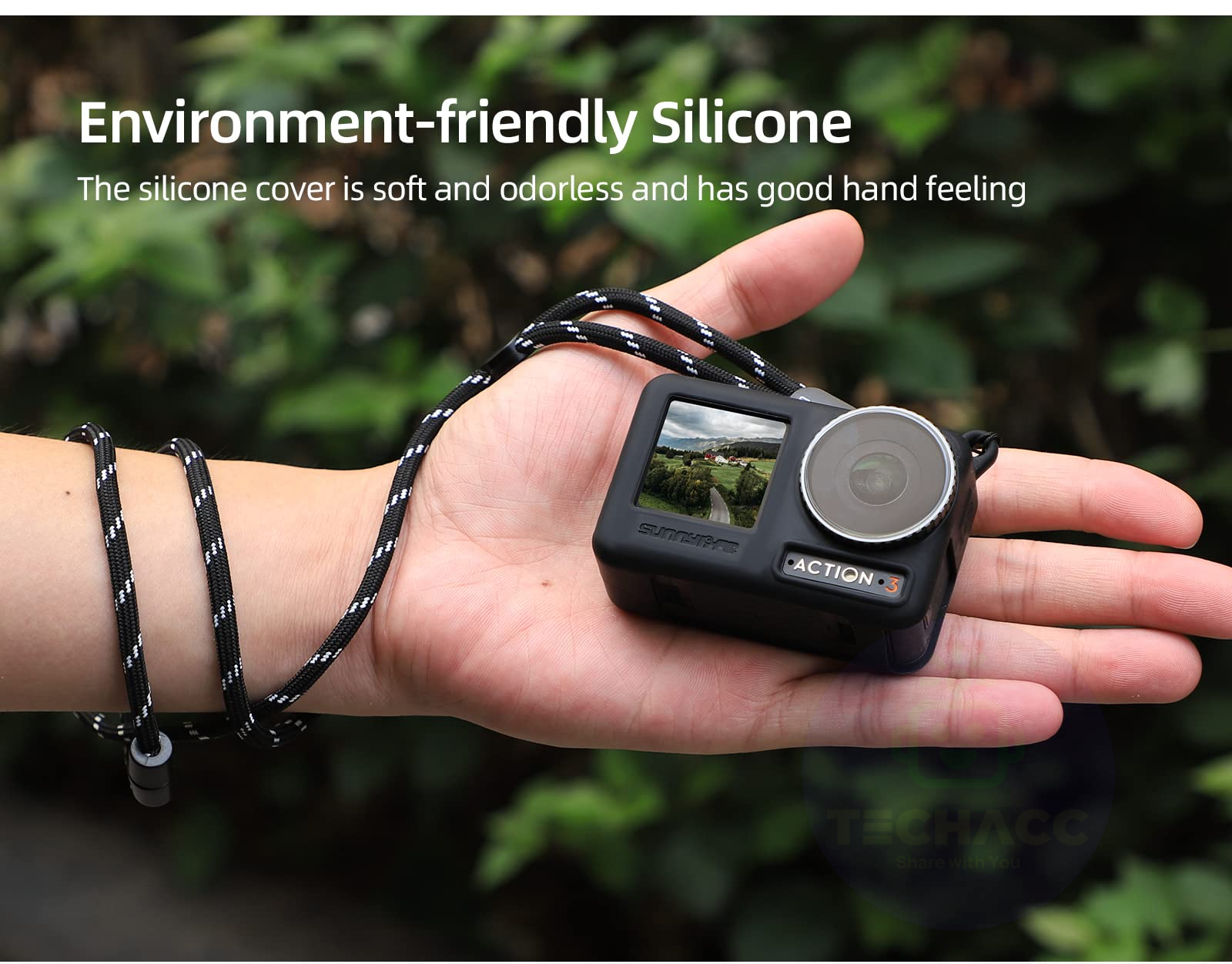 For Dji Osmo Action 4 3 Case Cover Camera Lens Cap Screen Shockproof Protection