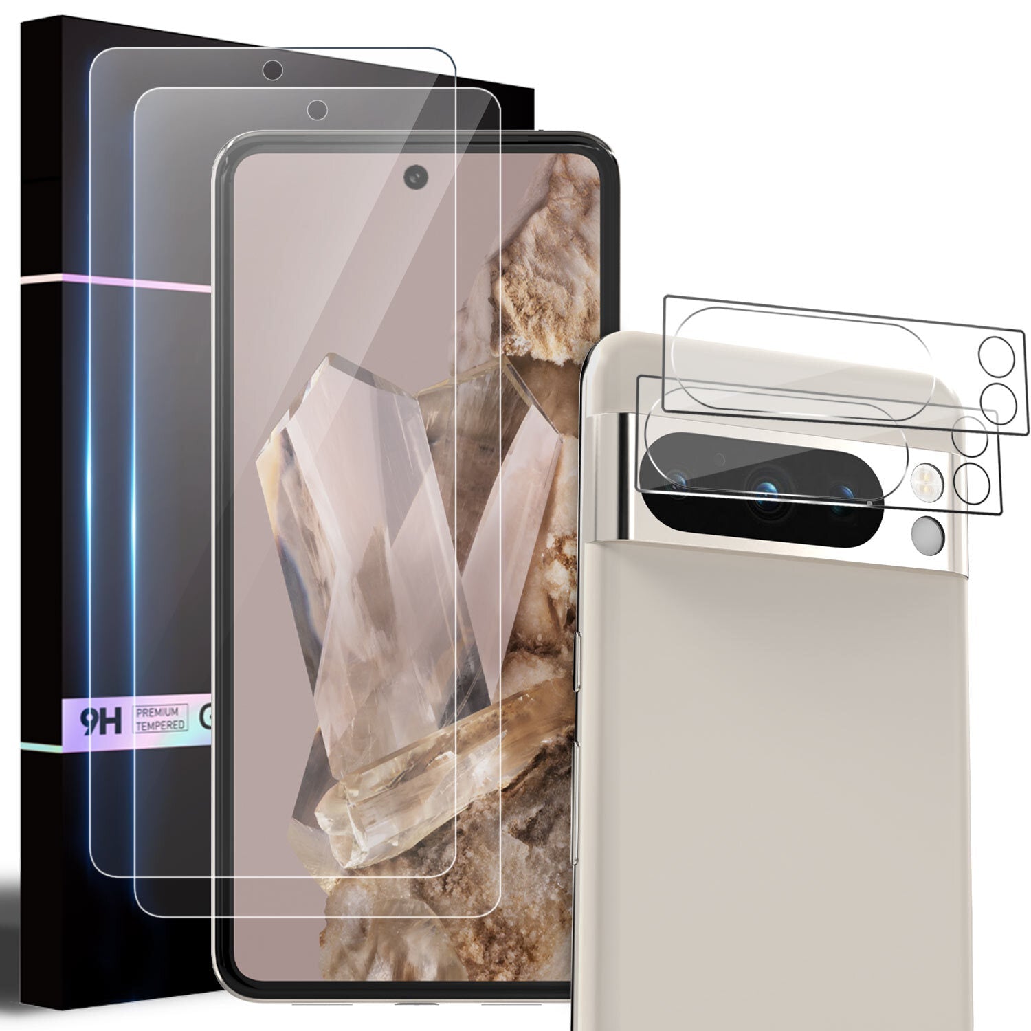 [2+2] For Google Pixel 10 Pro XL Glass Screen Camera Lens Protector