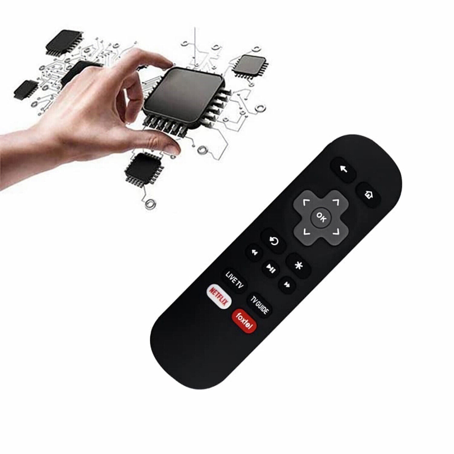 Replacement Remote Contro For Roku 7 6 5 4 3 2 1 Express Telstra TV With Netflix