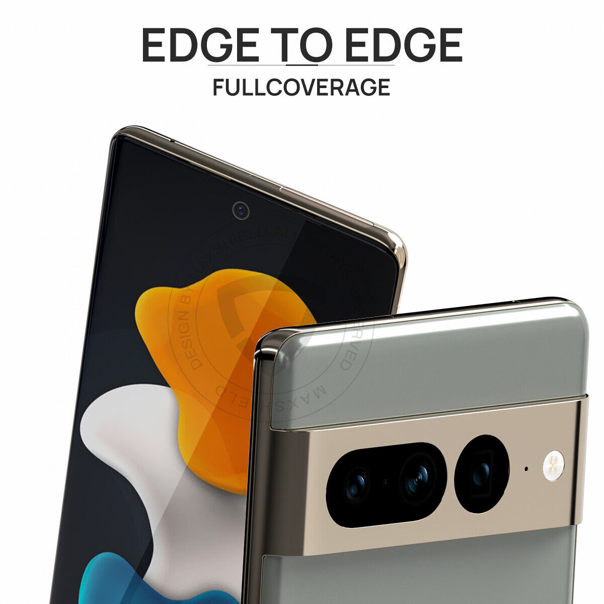 2XFor Google Pixel 9 Pro Tempered Glass Screen Protector