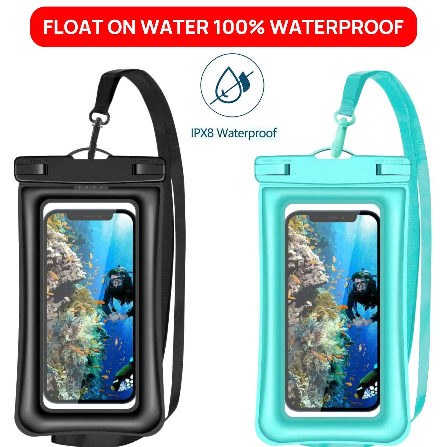 Waterproof Phone Pouch Dry Bag Portable Lanyard For iPhone 17