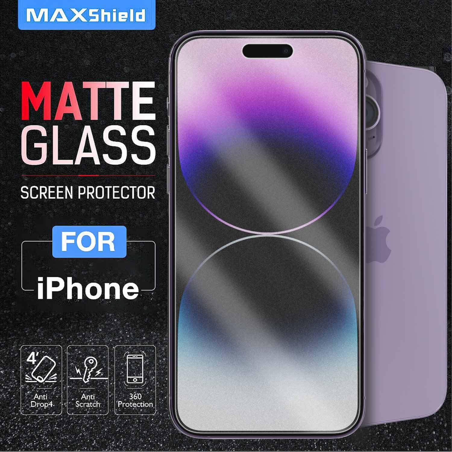 MAXSHIELD For iPhone 17 Pro Max Air Matte Tempered Glass Screen Protector