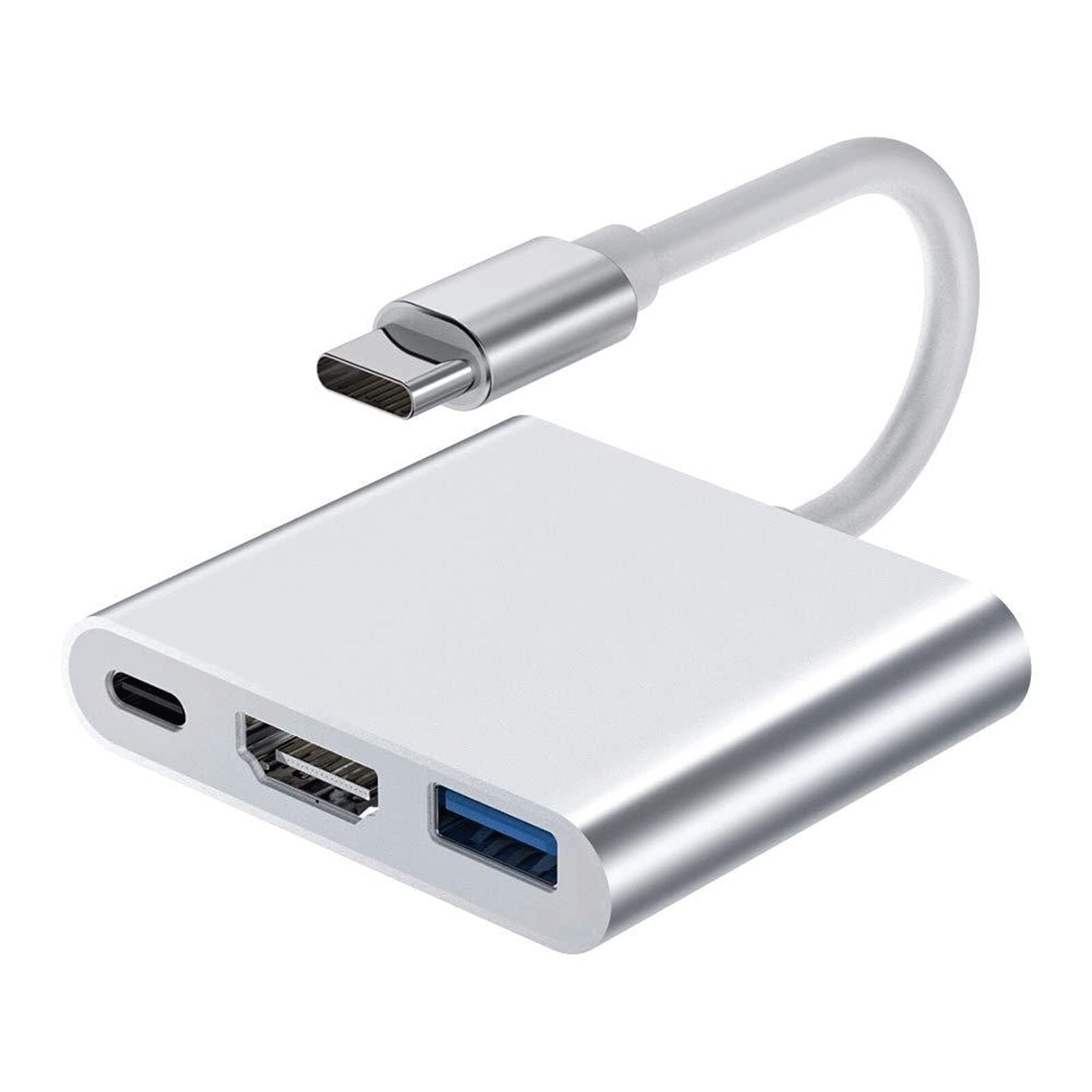 3in1 USB-C Hub Adapter Type-C Hub HDMI For MacBook Pro/Air iPad Pro Laptop