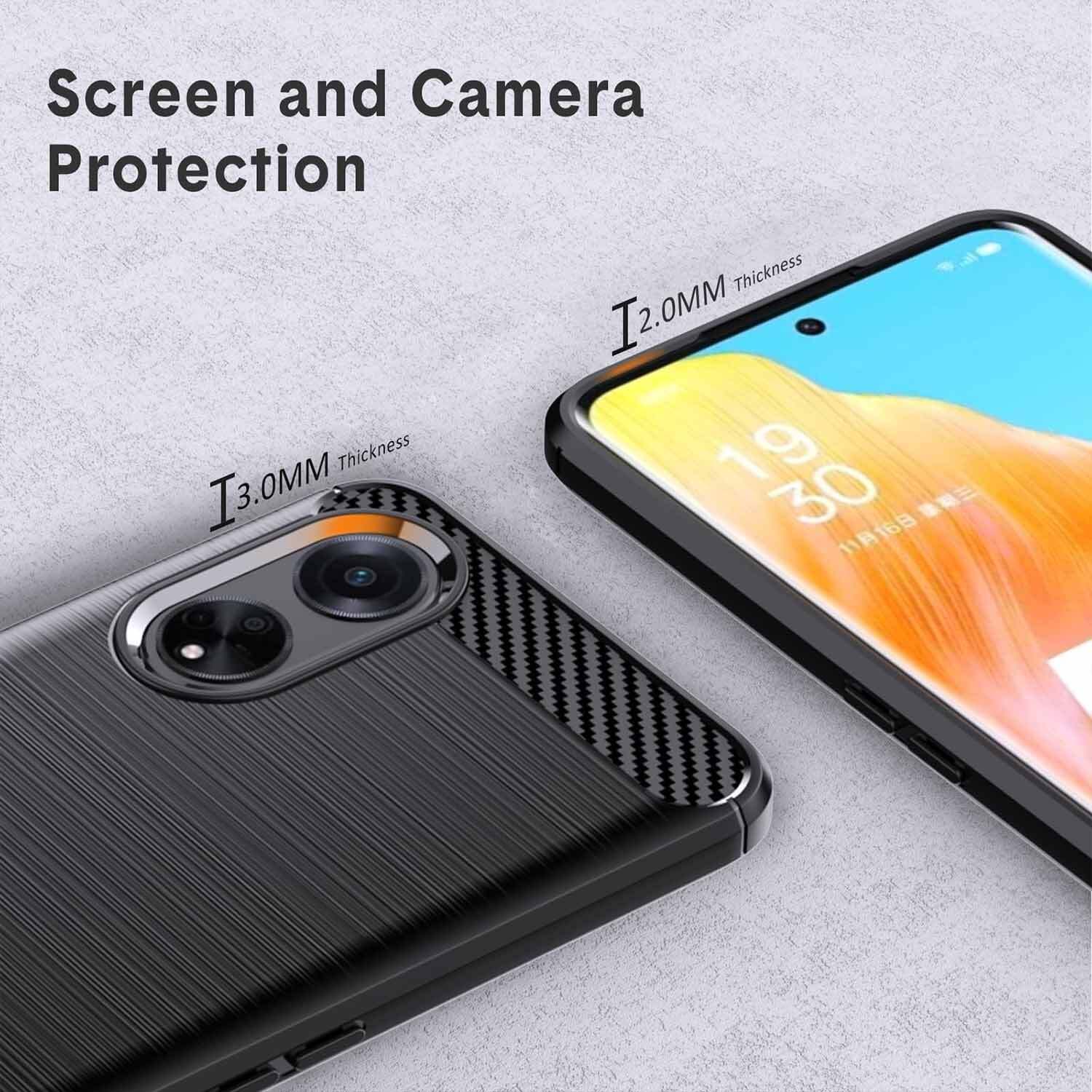 For OPPO Reno 11 F 10 5G Case Shockproof Rugged Slim Cover