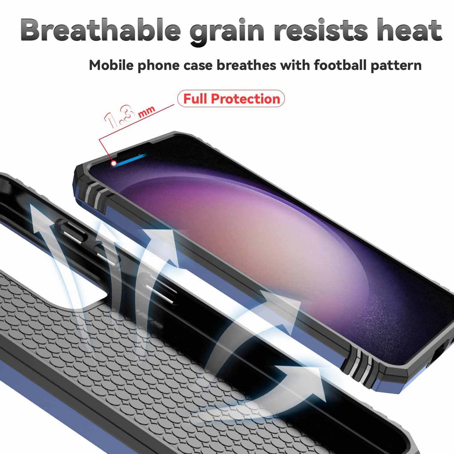 For Samsung Galaxy S22 S23 S24 Plus Ultra 5G Case Shockproof Magnetic Ring Cover