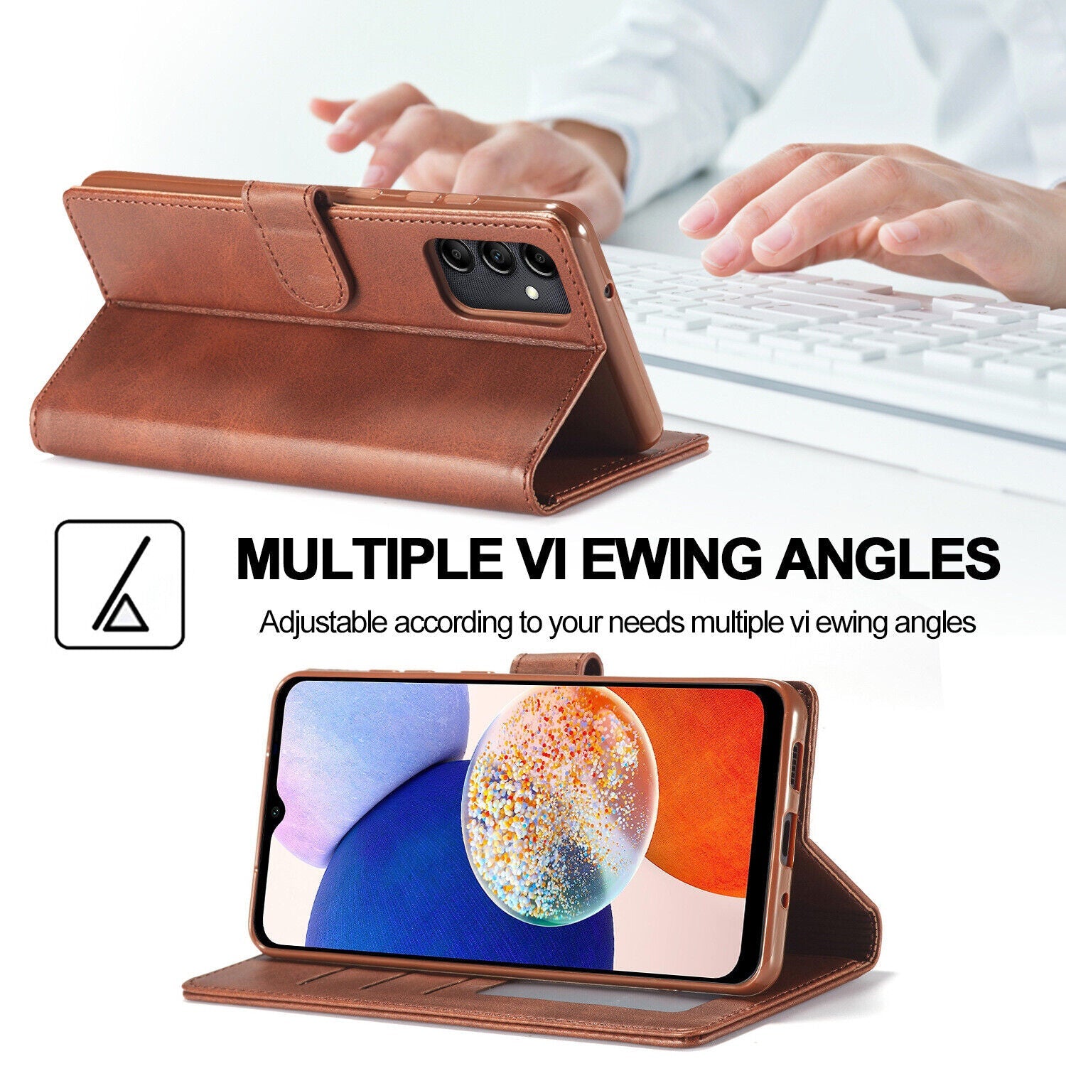 For Samsung Galaxy A05S A54 A34 A35 A55 5G Case Wallet Leather Card Flip Cover