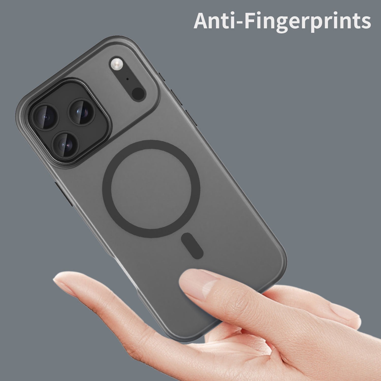 For iPhone 17 Pro Max Air Clear Magnetic Case Matte Shockproof Cover