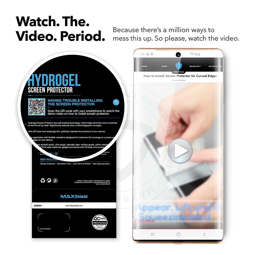 For Google Pixel 9 XL Pro Hydrogel Screen Protector Camera Cover