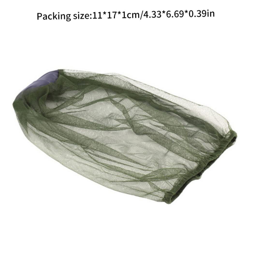 5X Mosquito Head Net Insect Mesh Hat Bee Bug Mozzie Protector Outdoor Fishing