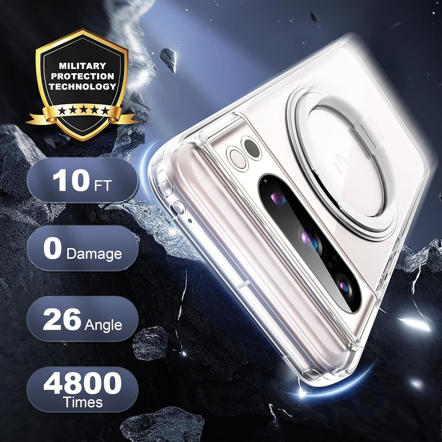 For Google Pixel 10 Pro XL Case Shockproof Magsafe Kickstand Holder Cover