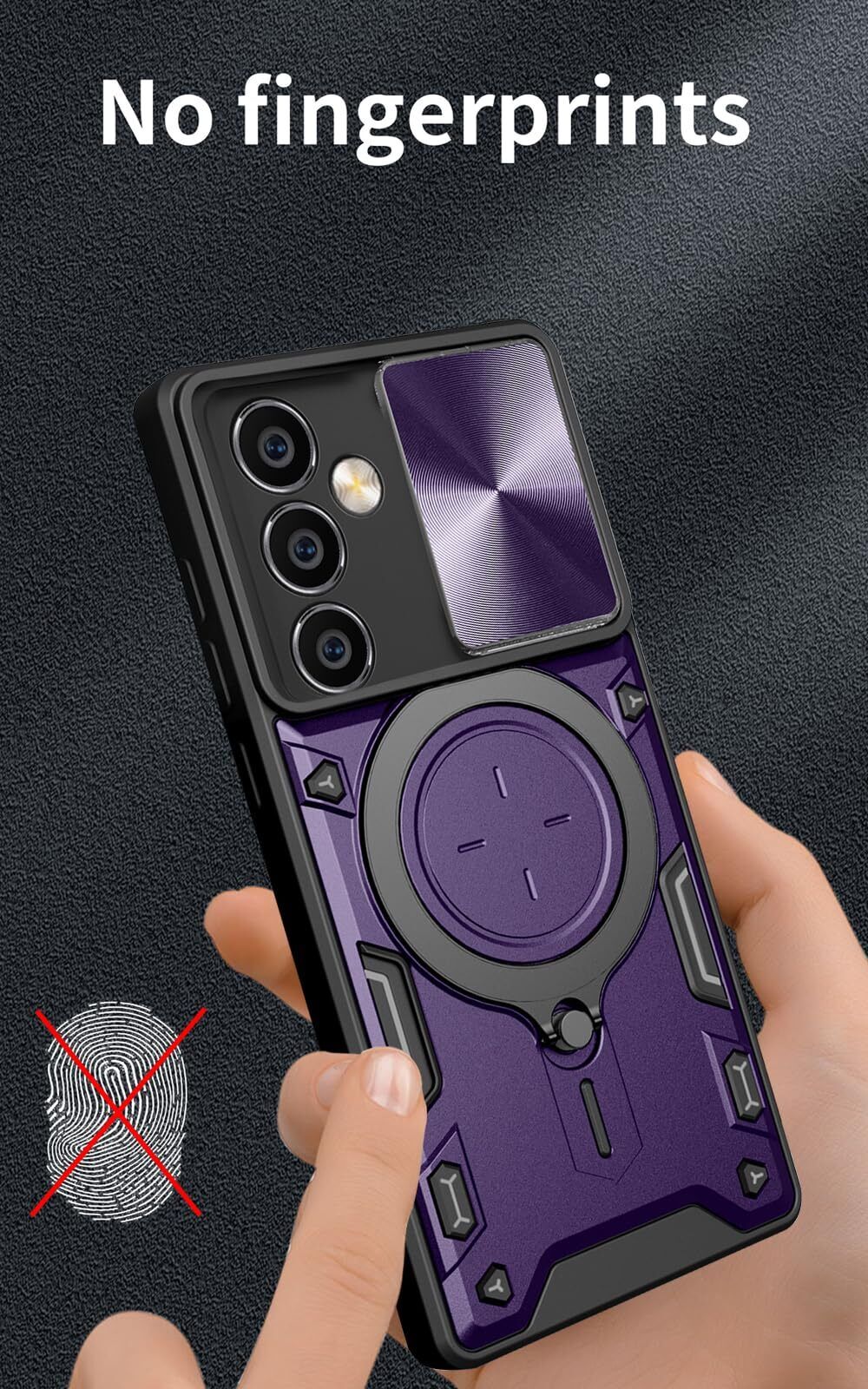 For Samsung A35 A55 A15 A05S A34 A54 5G Case Shockproof Magnetic Kickstand Cover