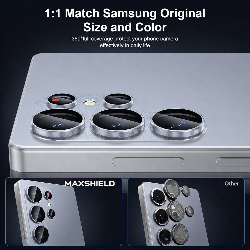 MAXSHIELD For Samsung Galaxy S25 Series Metal Camera Lens Protector - detail image 5