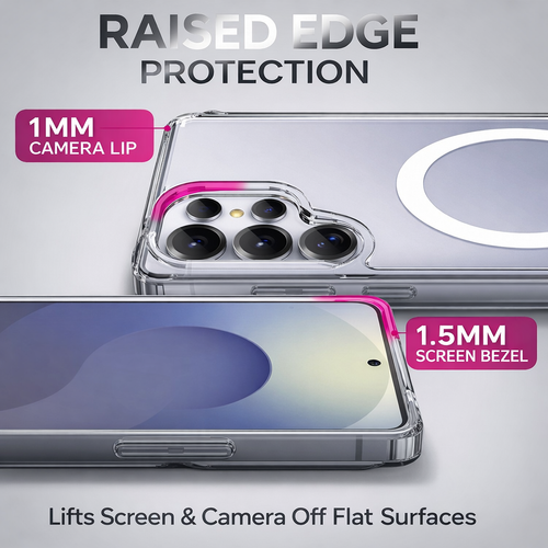 For Samsung Galaxy S26 Series Clear Shockproof Magnetic Case - detail image 3