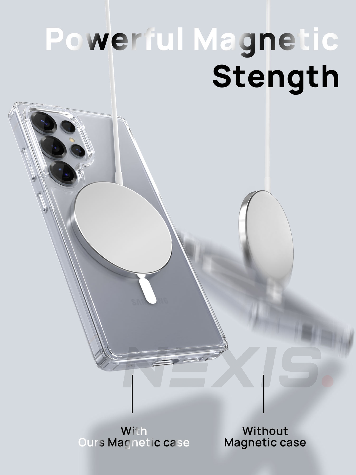 For Samsung Galaxy S26 Series Clear Shockproof Magnetic Case - detail image 9