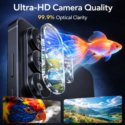 2-Pack For Samsung Galaxy S26 Series Glass Camera Lens Protector - detail image 3