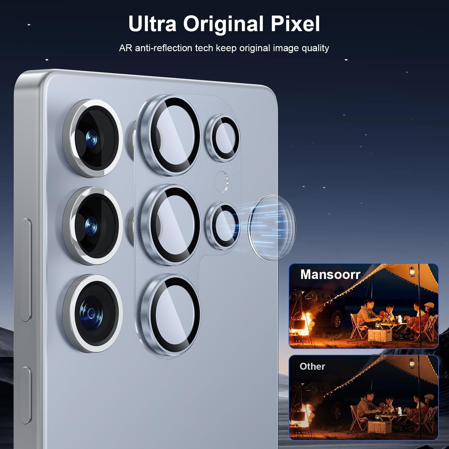 MAXSHIELD For Samsung Galaxy S26 Series Metal Camera Lens Protector - detail image 4