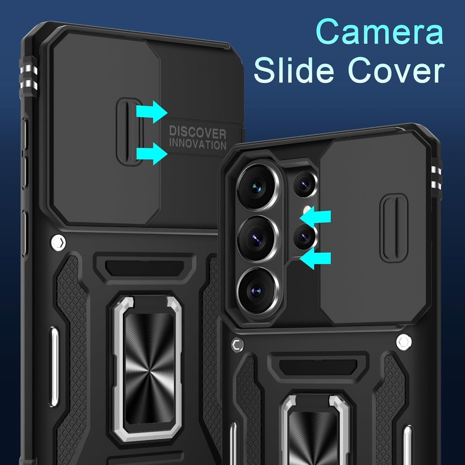 For Samsung Galaxy S26 Series Shockproof Magnetic Ring Kickstand Case - detail image 3