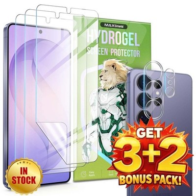 Hydrogel Screen Protector & Camera Lens Protector for Samsung Galaxy S25 Series - image 2