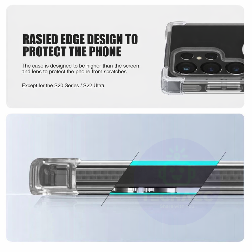 For Samsung Galaxy S25 Series Shockproof Bumper Clear Case - detail image 6