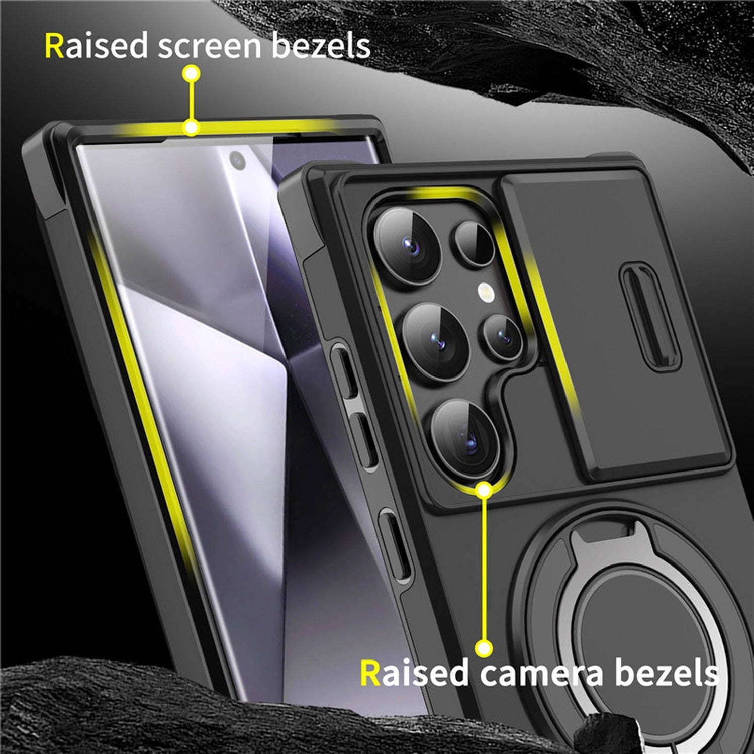 Magnetic Shockproof Ring Stand Case for Samsung Galaxy S26 Series - image 7