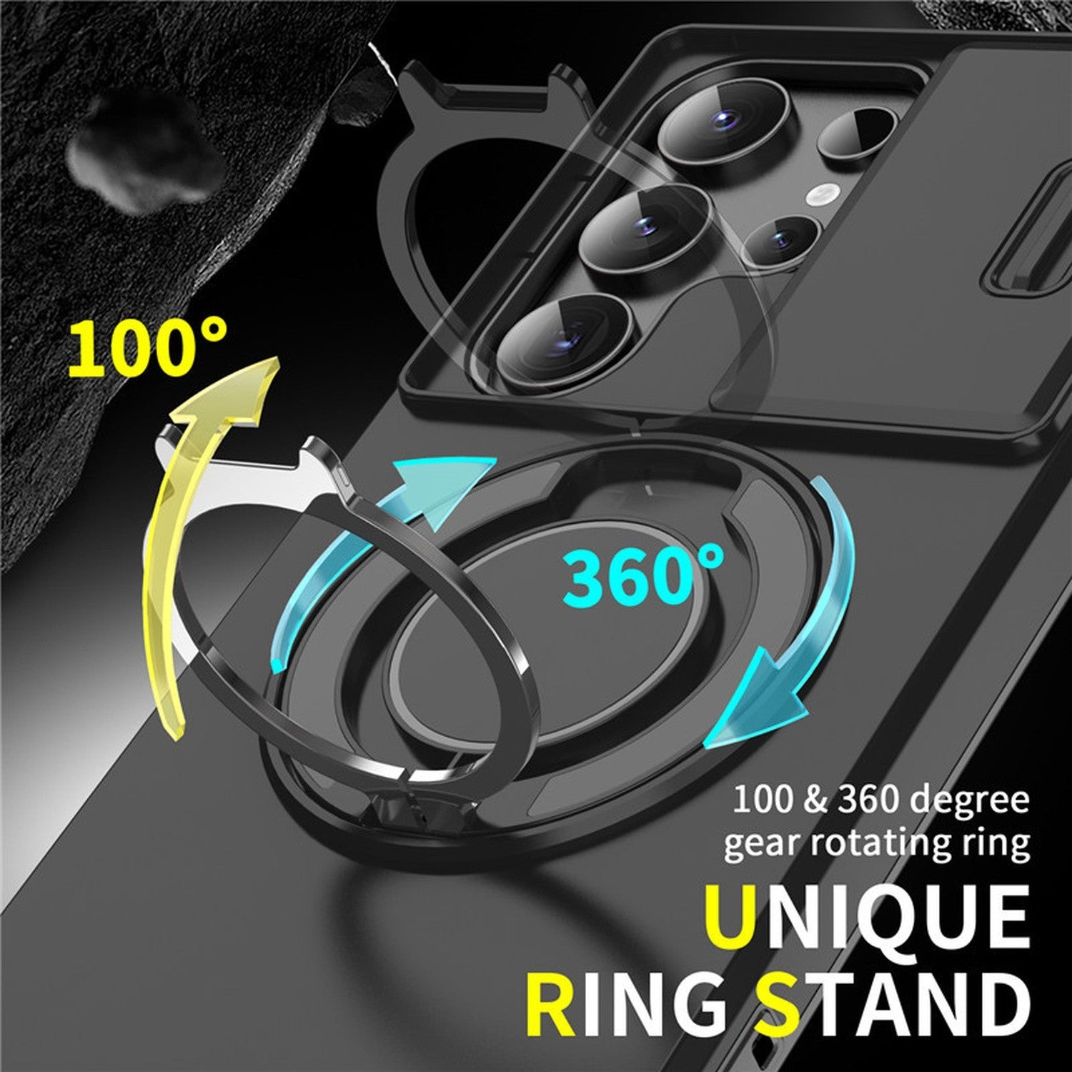 Magnetic Shockproof Ring Stand Case for Samsung Galaxy S26 Series - image 8