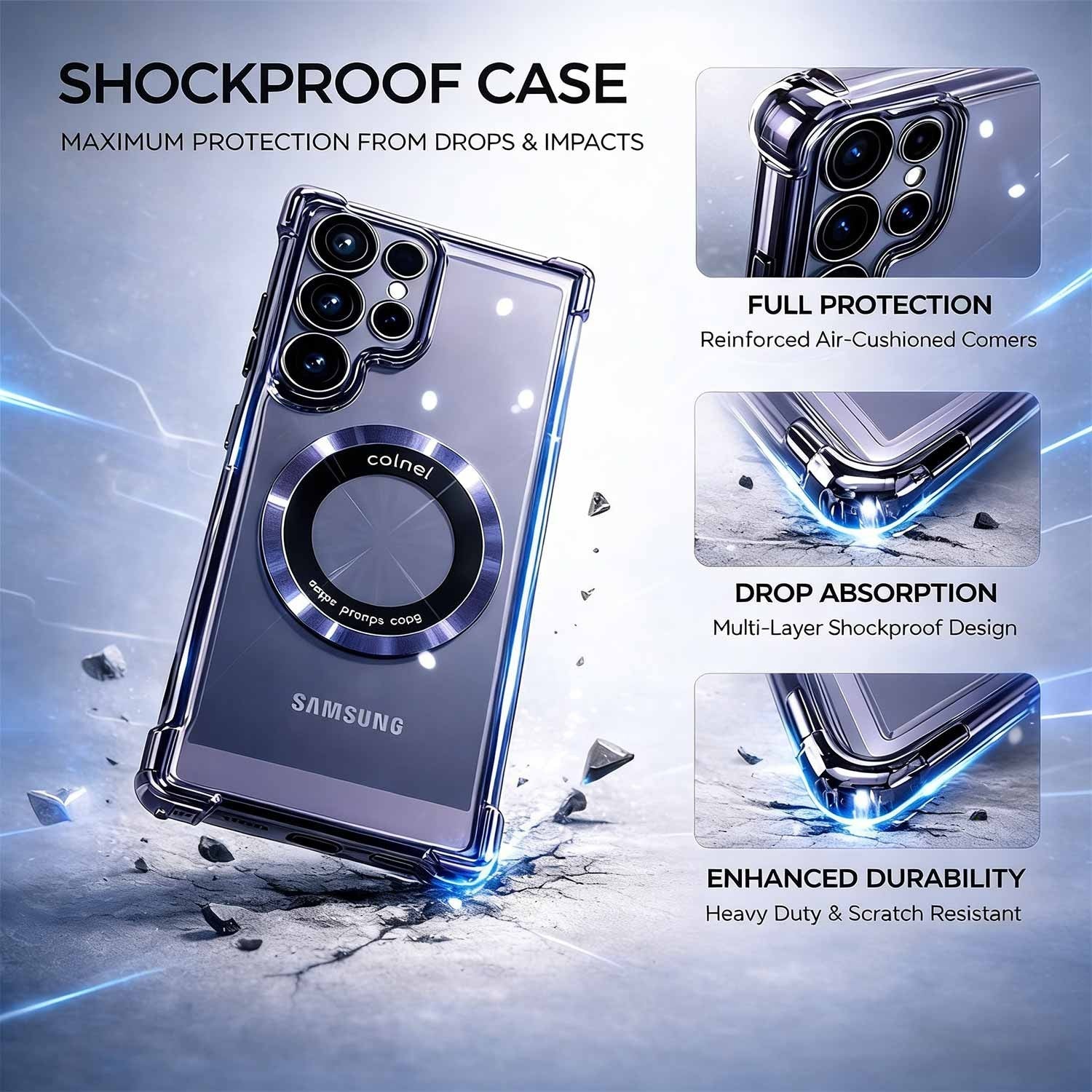 For Samsung Galaxy S26 Series MagSafe Bumper Shockproof Case - detail image 4