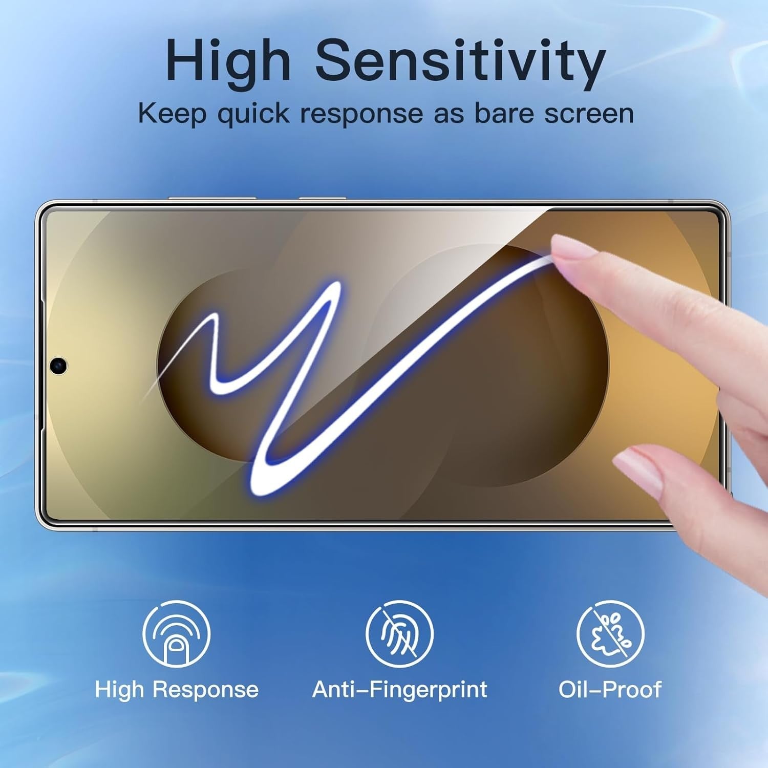 2-Pack Samsung Galaxy S26 Series Privacy Glass Screen Protector - detail image 6
