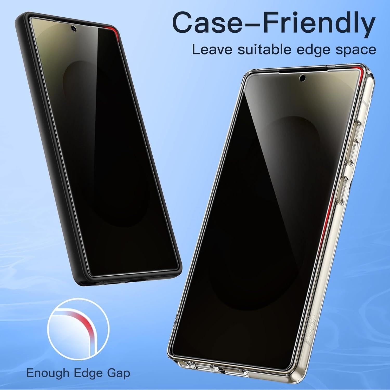 2-Pack Samsung Galaxy S26 Series Privacy Glass Screen Protector - detail image 8