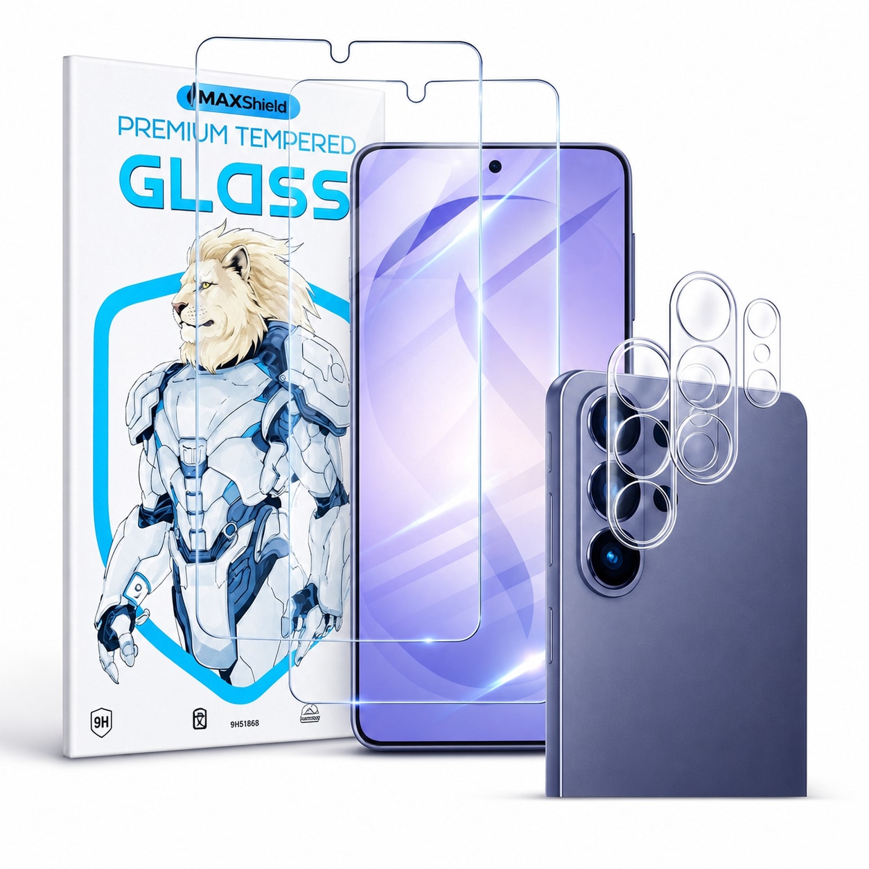 Tempered Glass Screen Protector & Camera Lens Protector for Samsung Galaxy S26 Series - main image