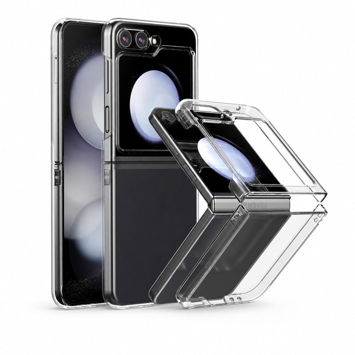 Clear 360° Protective Case & Screen Protector Set for Samsung Galaxy Z Flip 8 - main image