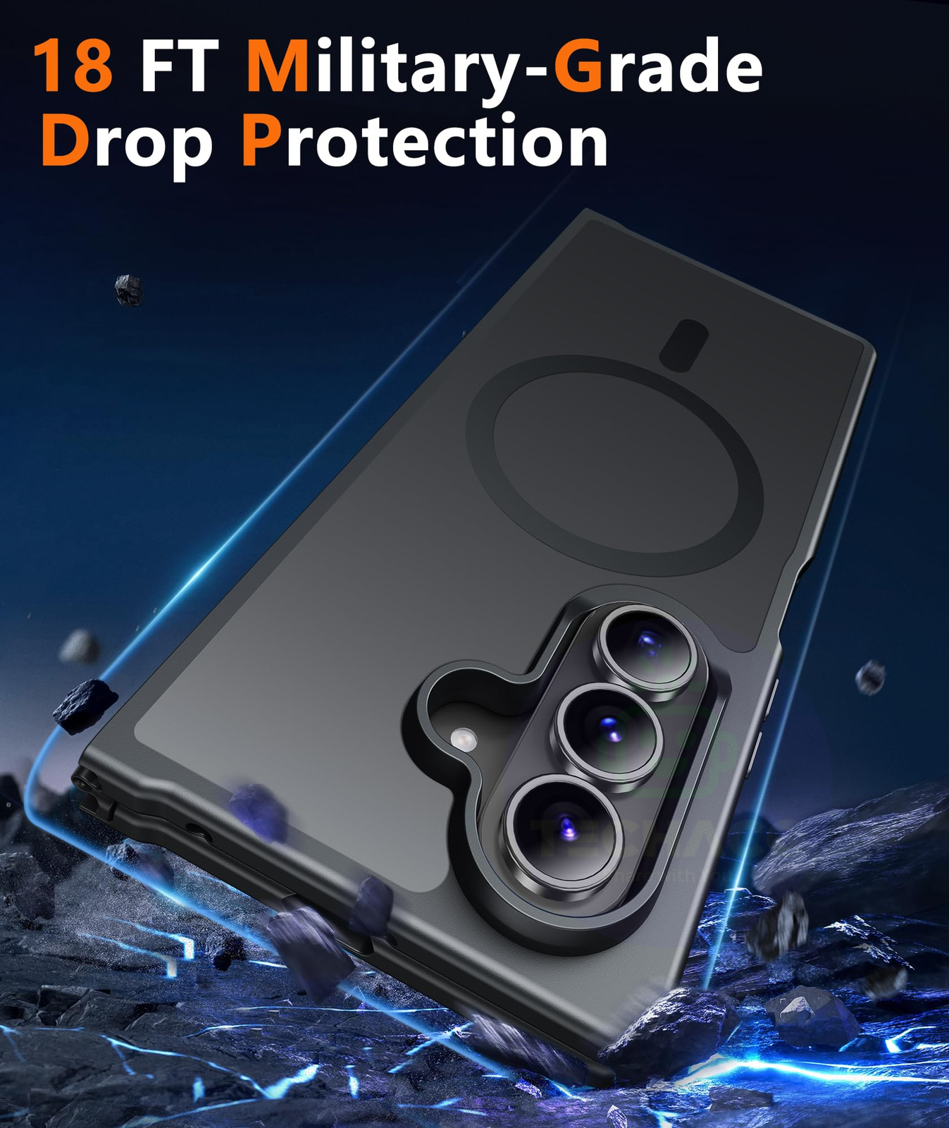Magnetic Matte Clear Heavy-Duty Case for Samsung Galaxy Z Fold 8 & Z Fold 8 Ultra - image 6